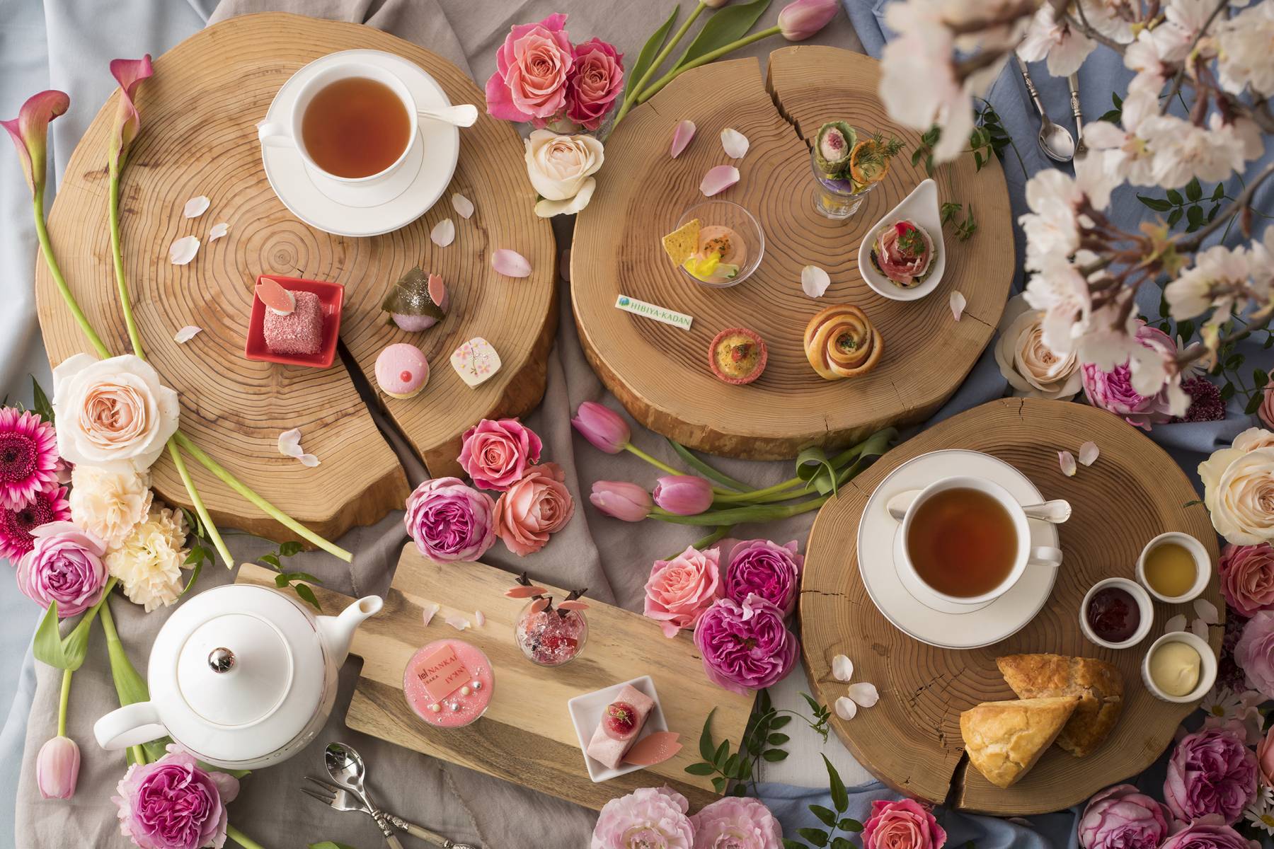 スイスホテル南海大阪 アフタヌーンティー With日比谷花壇